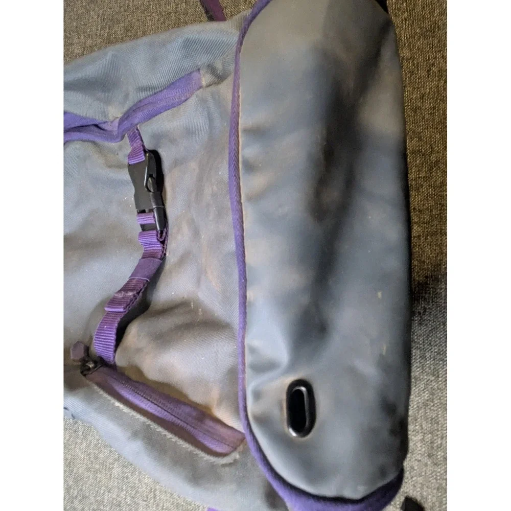Easton Elite Purple/Gray Baseball Softball Backpack Duffle Game Ready Bat Bag